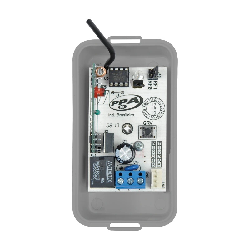 Receptor 433MHz con relé para portón automático